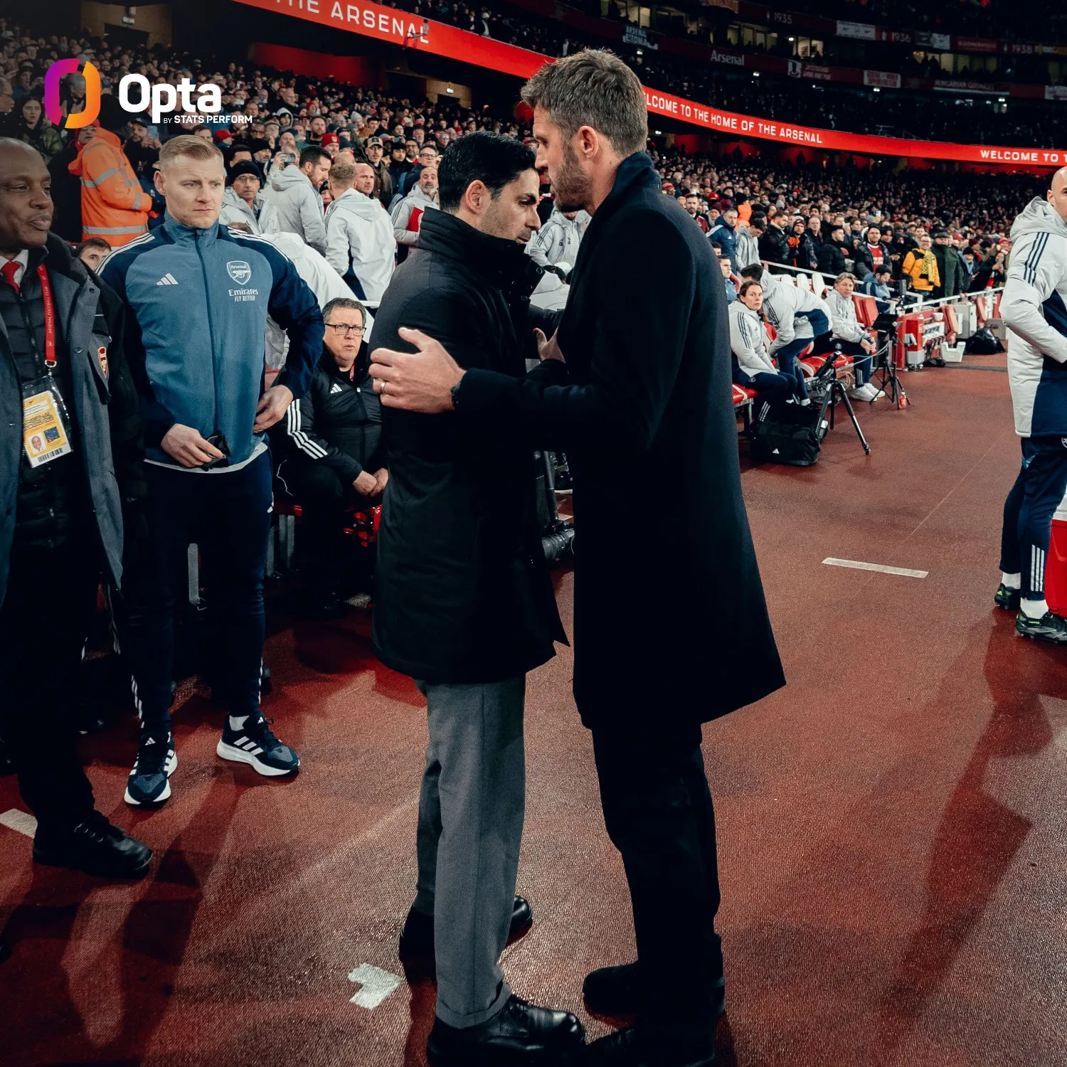 阿尔特塔执教生涯进球2+的比赛仅输两次，均是卡里克的曼联